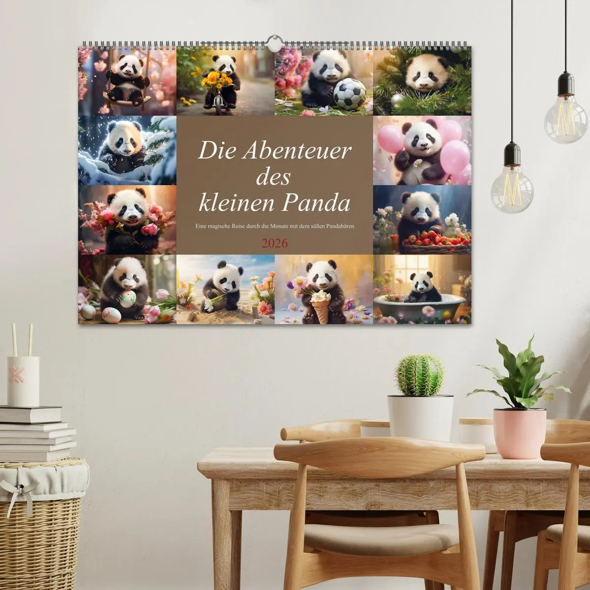 Bild: 9783457515167 | Die Abenteuer des kleinen Panda (Wandkalender 2026 DIN A2 quer),...