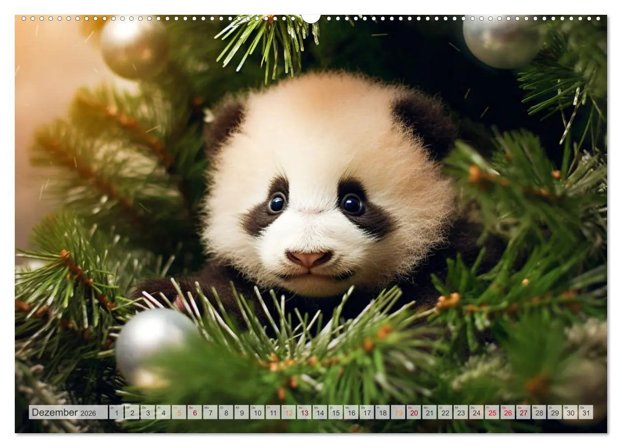 Bild: 9783457515167 | Die Abenteuer des kleinen Panda (Wandkalender 2026 DIN A2 quer),...