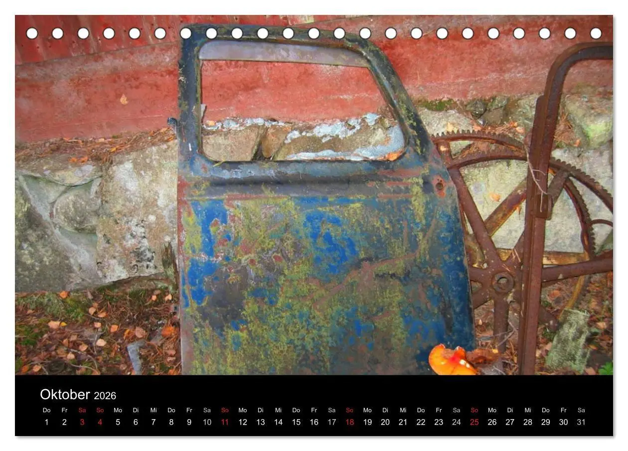 Bild: 9783516155167 | Schrottautos im Kyrkö Mosse (Tischkalender 2026 DIN A5 quer),...