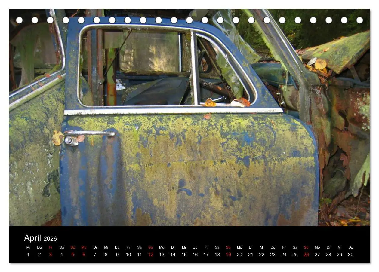Bild: 9783516155167 | Schrottautos im Kyrkö Mosse (Tischkalender 2026 DIN A5 quer),...