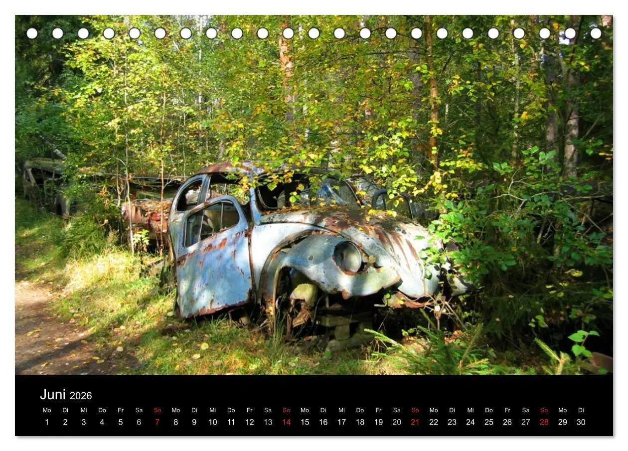 Bild: 9783516155167 | Schrottautos im Kyrkö Mosse (Tischkalender 2026 DIN A5 quer),...