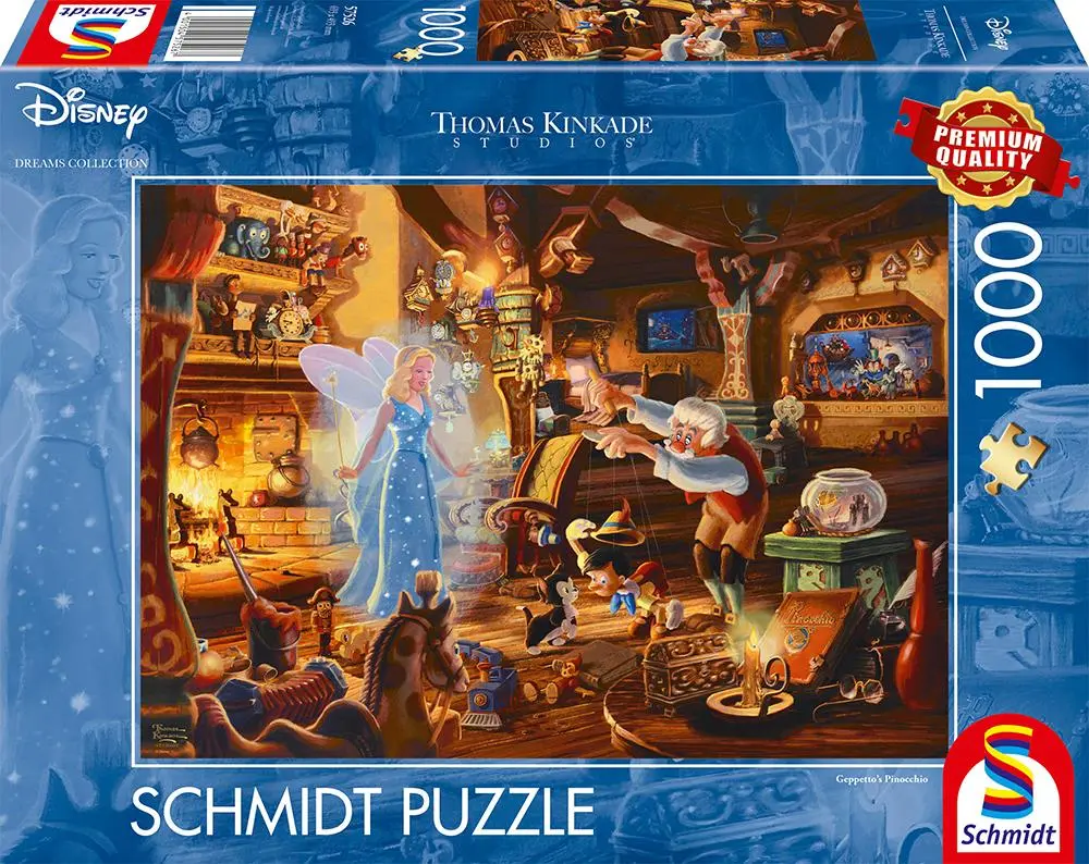 Cover: 4001504575267 | Disney, Geppettos Pinocchio | Puzzle Thomas Kinkade, Disney 1000 Teile