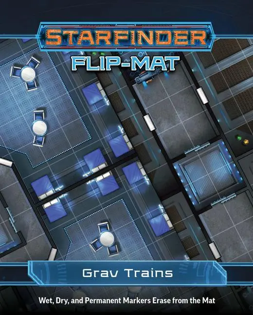 Cover: 9781640785267 | Starfinder Flip-Mat: Grav-Trains | Damien Mammoliti | Brettspiel