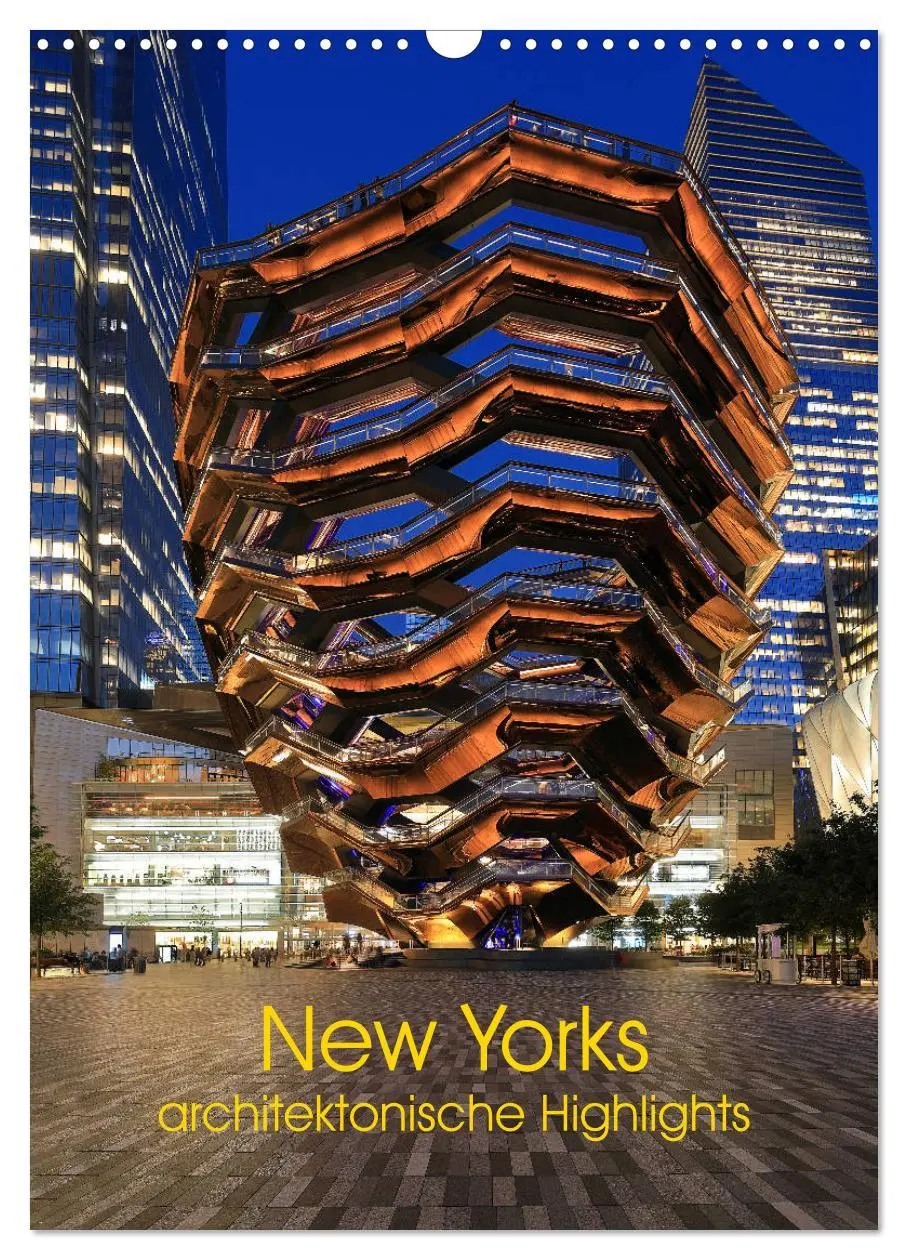 Cover: 9783516385267 | New Yorks architektonische Highlights (Wandkalender 2026 DIN A3...