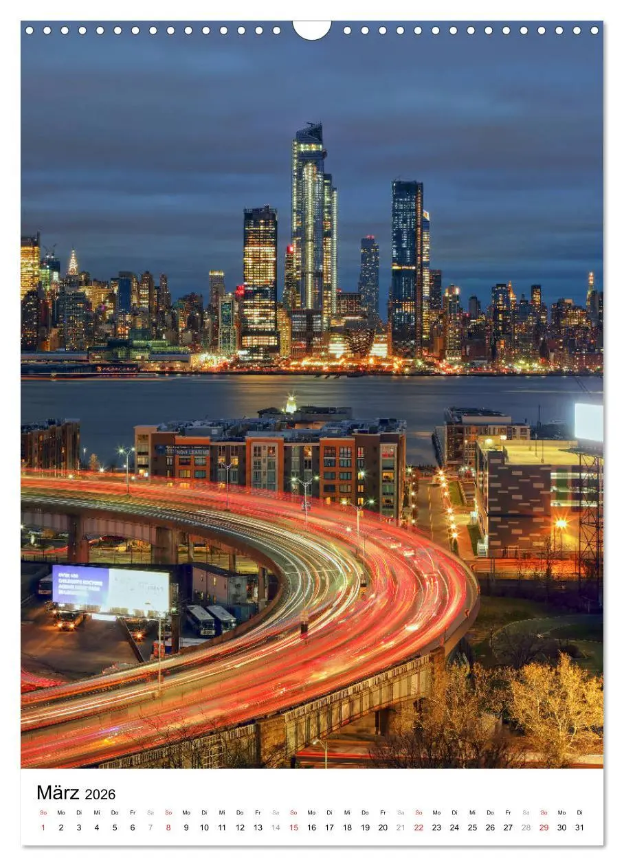 Bild: 9783516385267 | New Yorks architektonische Highlights (Wandkalender 2026 DIN A3...