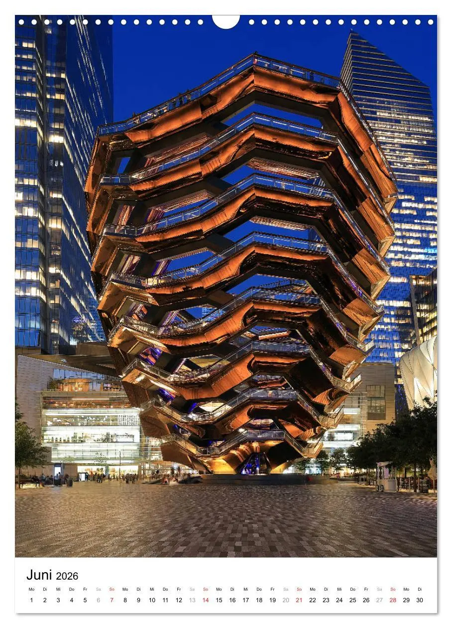 Bild: 9783516385267 | New Yorks architektonische Highlights (Wandkalender 2026 DIN A3...