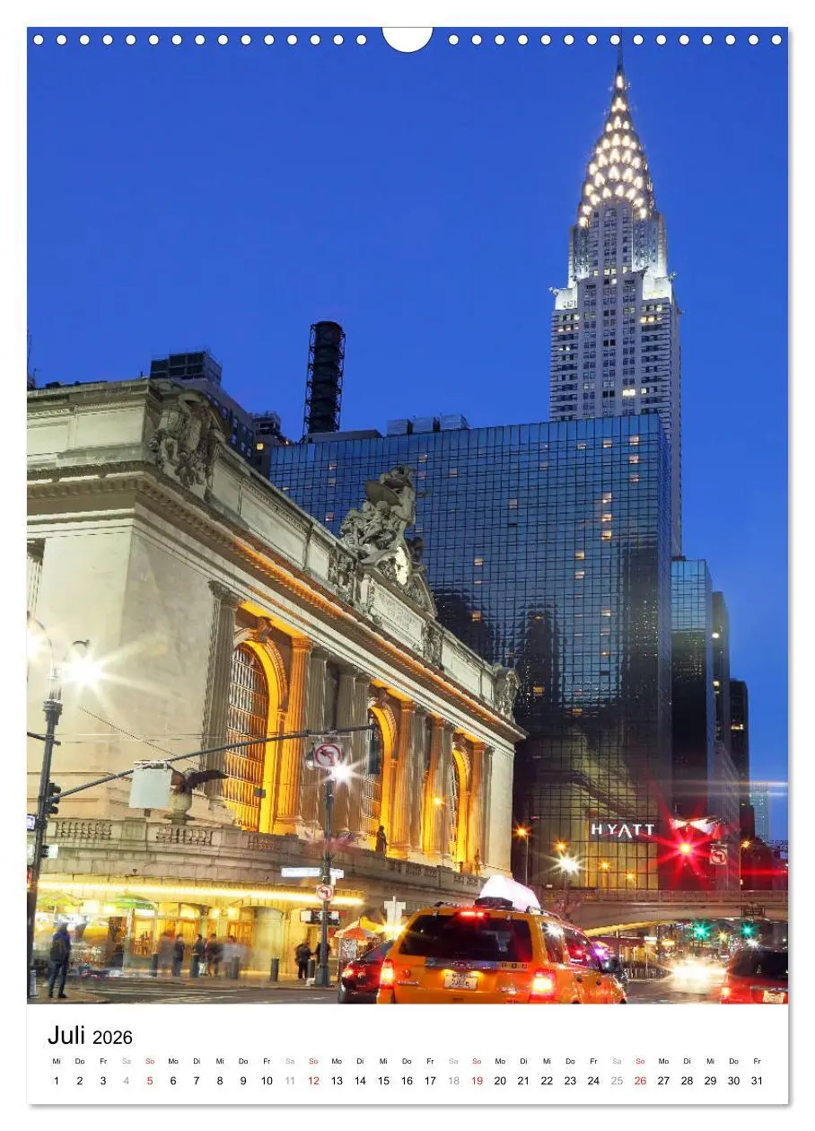Bild: 9783516385267 | New Yorks architektonische Highlights (Wandkalender 2026 DIN A3...