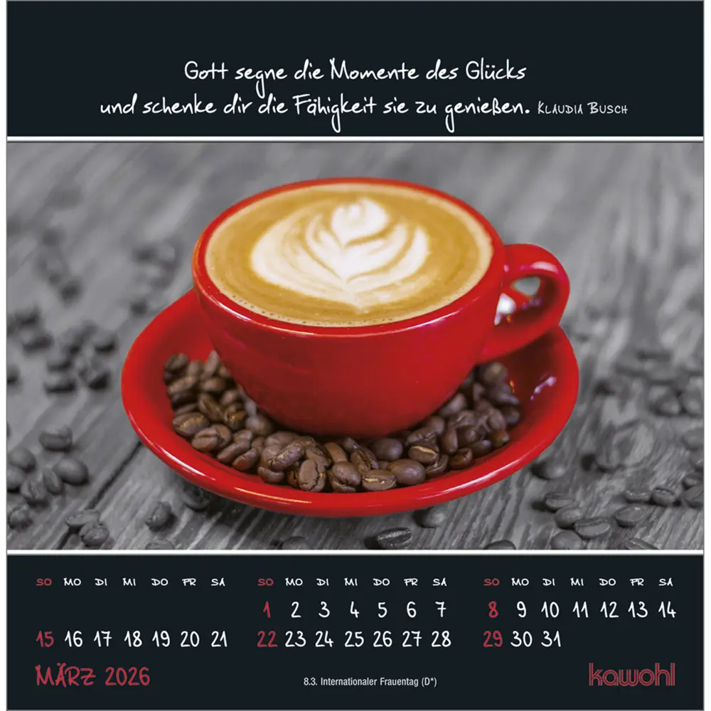 Bild: 9783754815267 | Kleine Wunder sehen 2026 | Postkarten-Kalender mit christlichen Texten