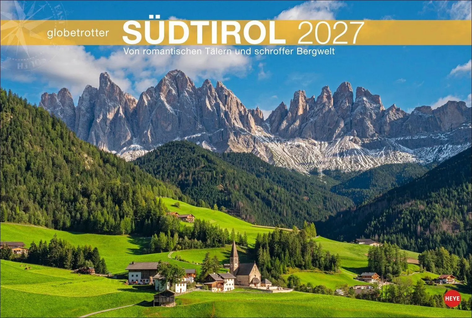 Cover: 9783756415267 | Südtirol Globetrotter Kalender 2027 - Von romantischen Tälern und...