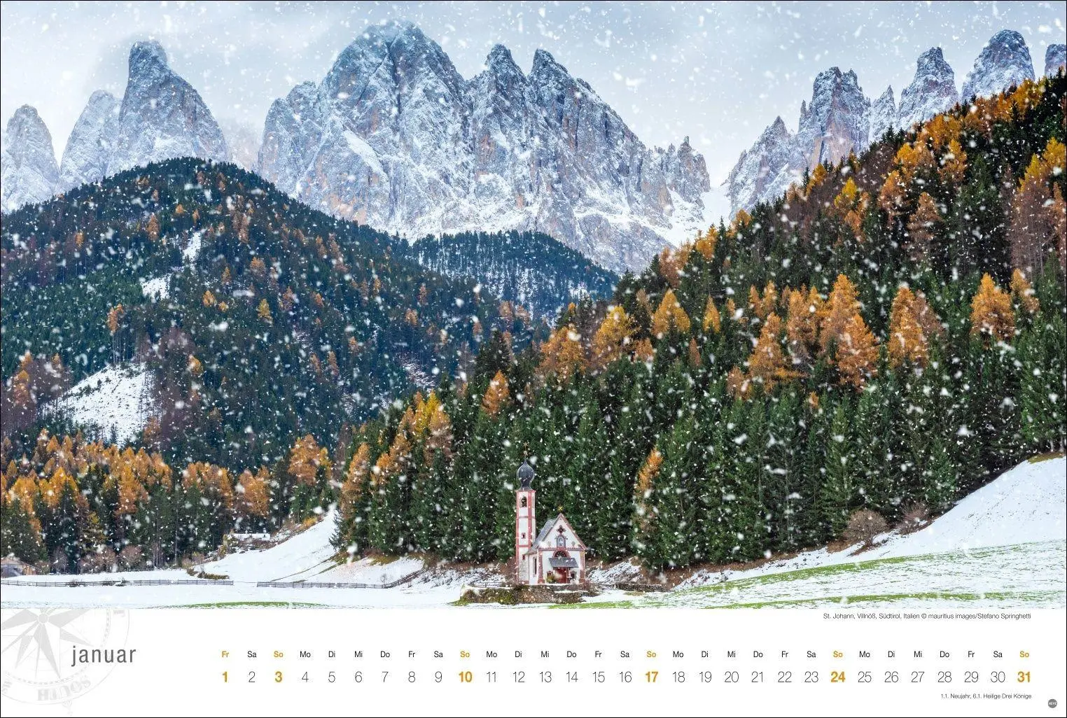Bild: 9783756415267 | Südtirol Globetrotter Kalender 2027 - Von romantischen Tälern und...