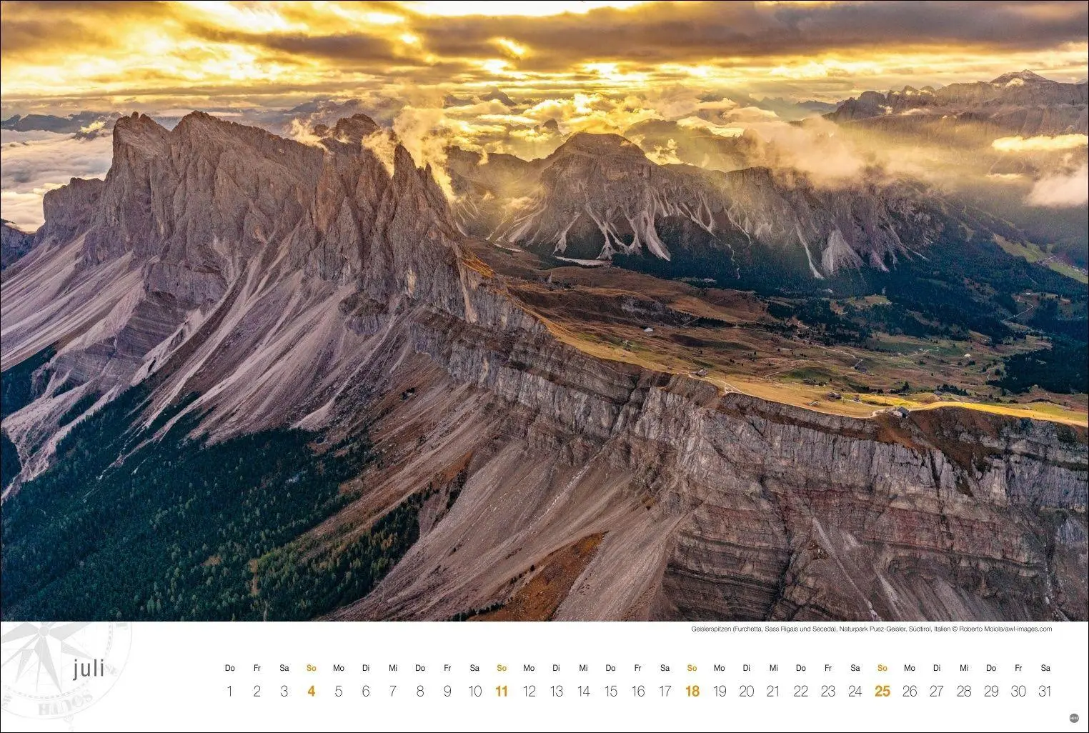 Bild: 9783756415267 | Südtirol Globetrotter Kalender 2027 - Von romantischen Tälern und...