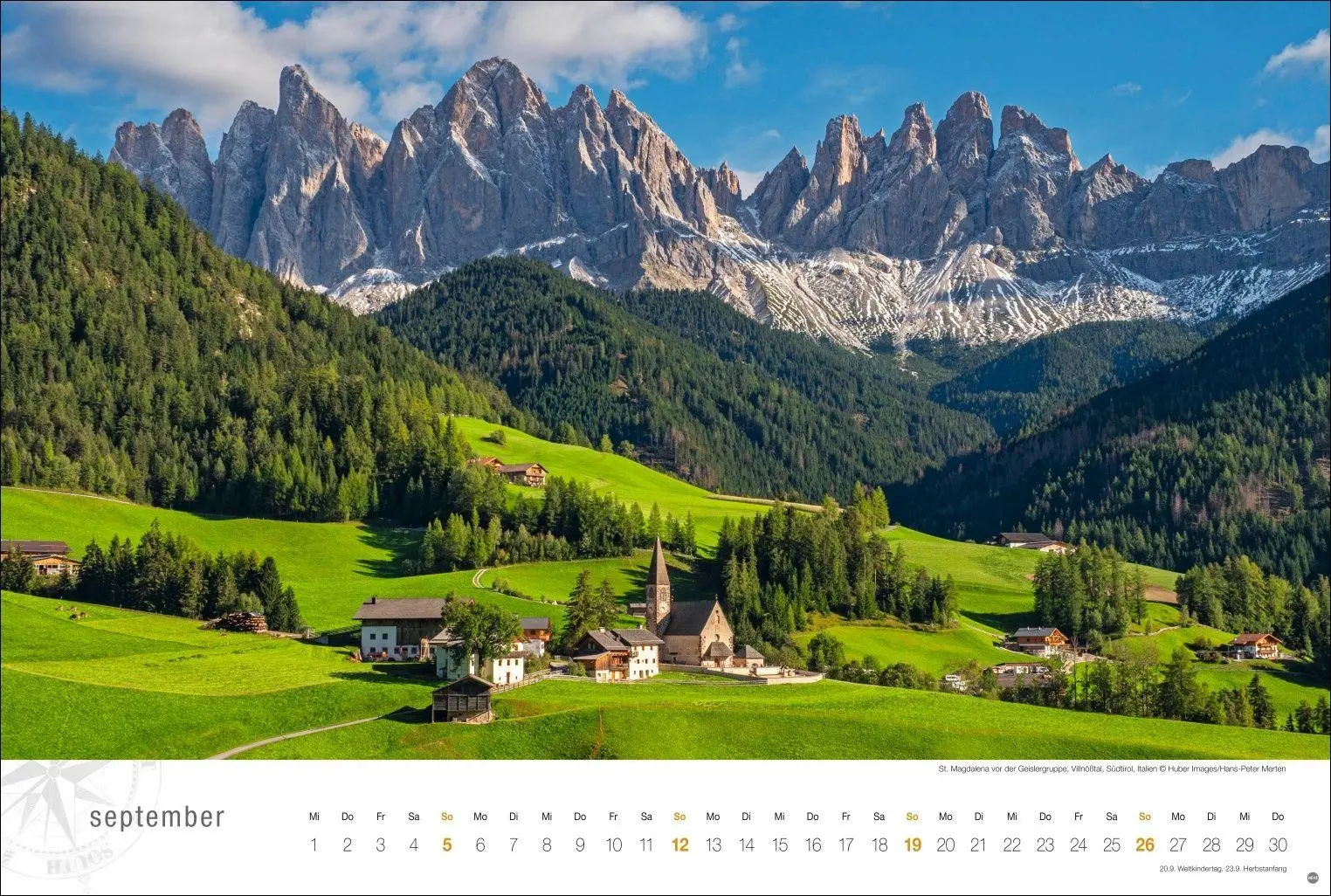 Bild: 9783756415267 | Südtirol Globetrotter Kalender 2027 - Von romantischen Tälern und...