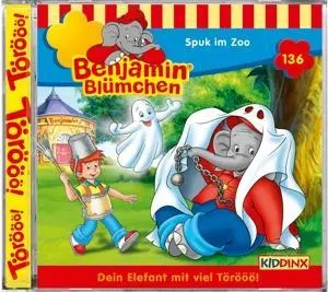 Cover: 4001504255367 | Folge 136:Spuk im Zoo | Benjamin Blümchen | Audio-CD | Deutsch | 2017