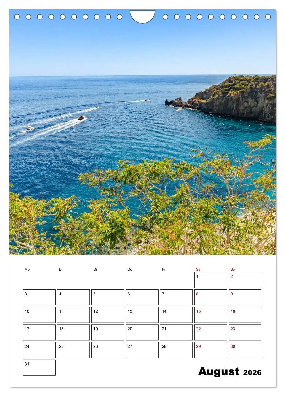 Bild: 9783516375367 | Insel Ponza - Italien (Wandkalender 2026 DIN A4 hoch), CALVENDO...
