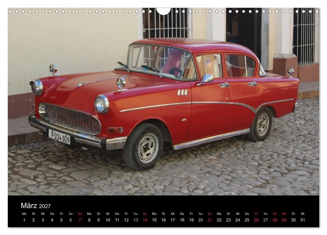 Bild: 9783594045367 | Oldtimerträume auf KUBA (Wandkalender 2027 DIN A3 quer), CALVENDO...