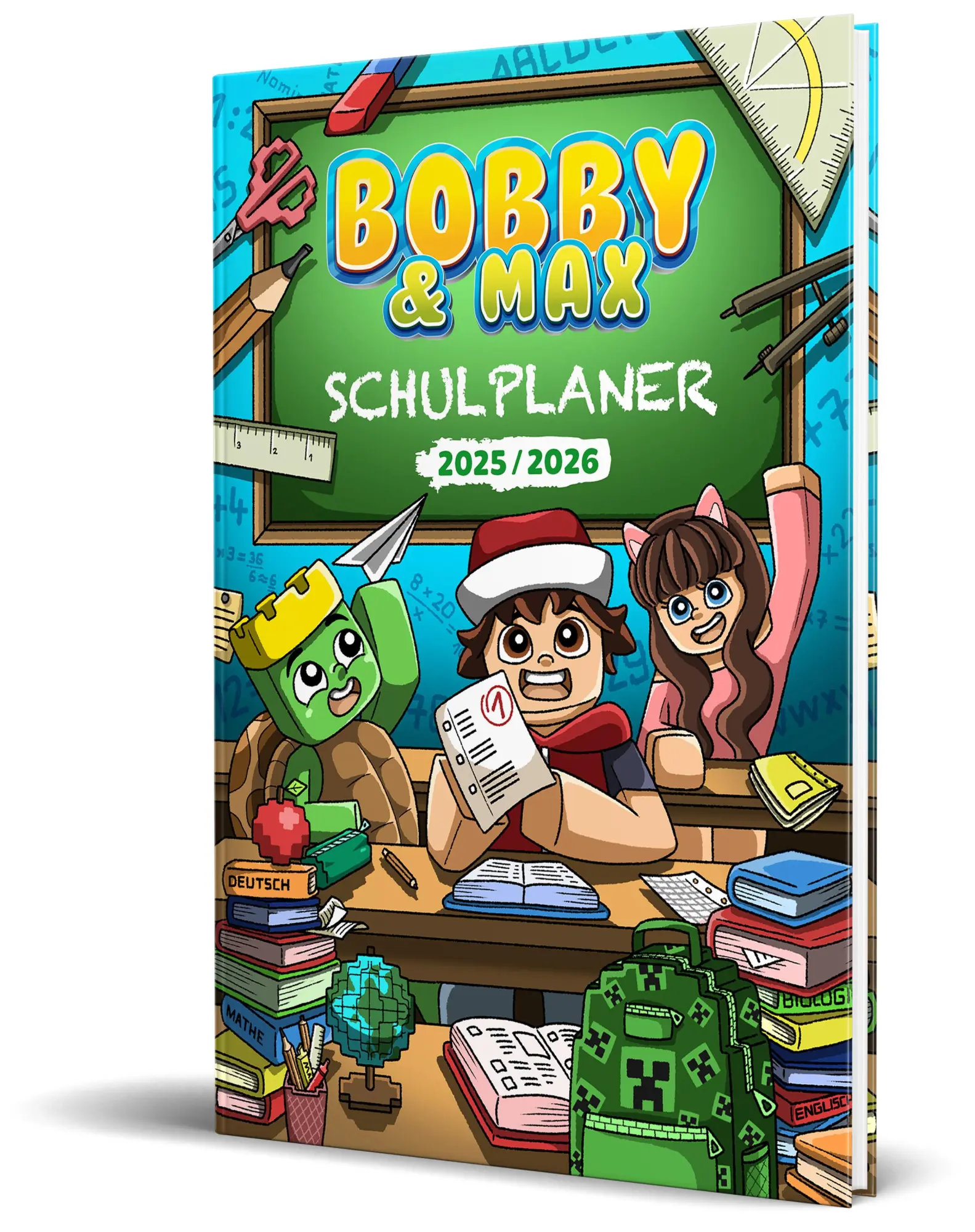 Cover: 9783960965367 | Bobby &amp; Max - Schulplaner 2025/2026 | von Bobby &amp; Max | Bobby &amp; Max