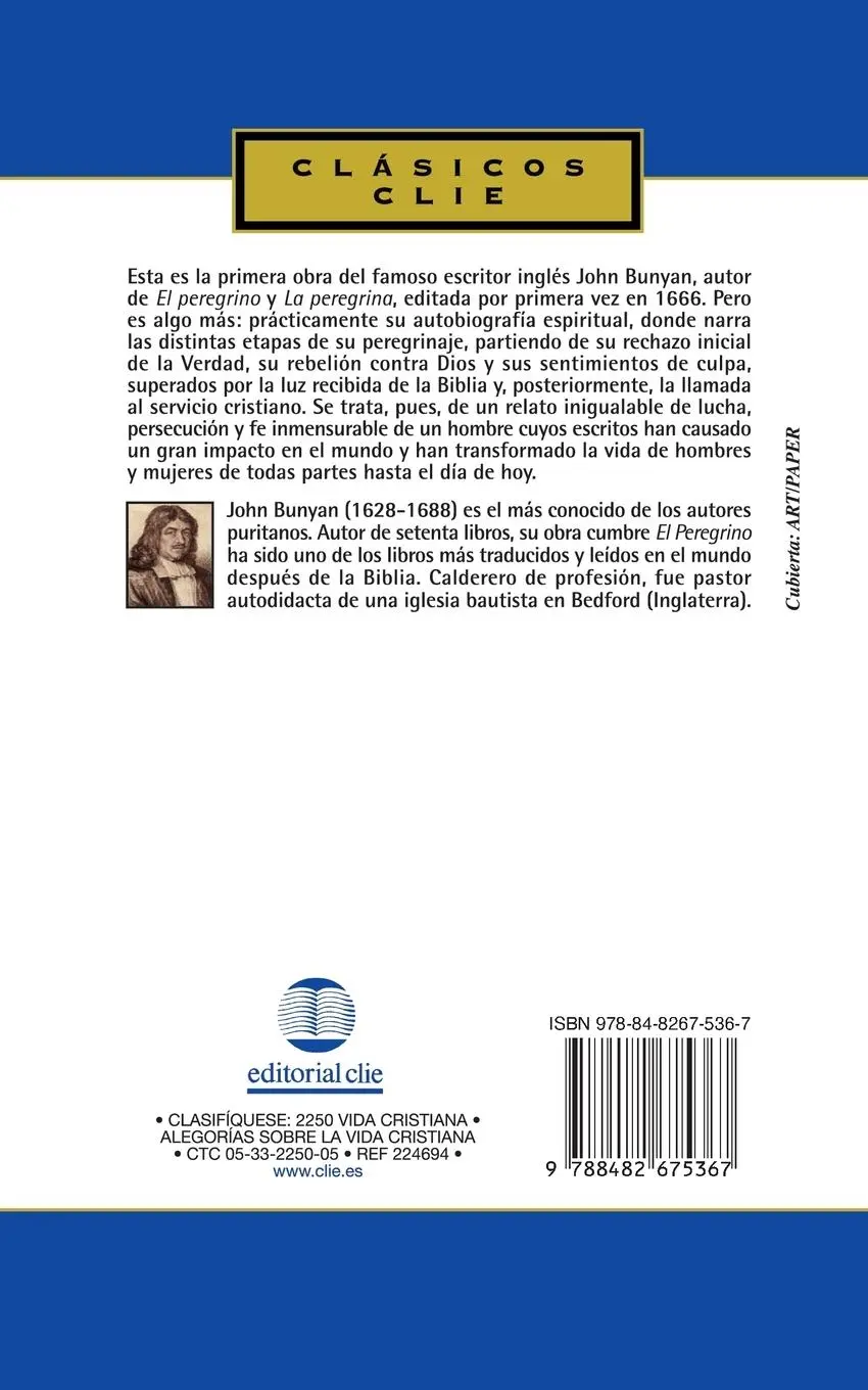 Rückseite: 9788482675367 | El Peregrino | John Bunyan | Taschenbuch | Spanisch | 2009