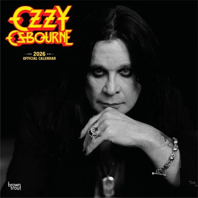 Cover: 9798330715367 | Ozzy Osbourne Official 2026 12 X 24 Inch (Hanging) Monthly Square...