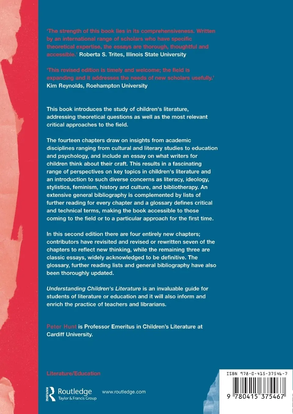 Rückseite: 9780415375467 | Understanding Children's Literature | Peter Hunt | Taschenbuch | 2005