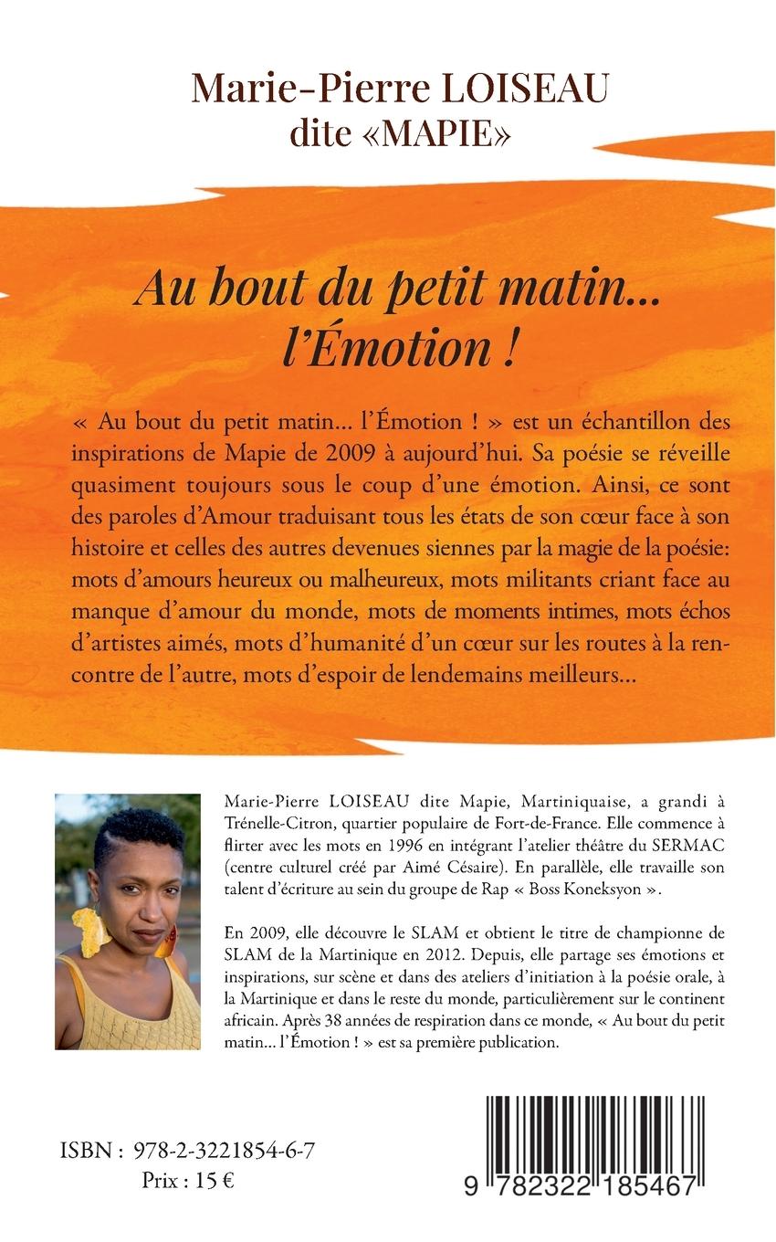 Rückseite: 9782322185467 | Au bout du petit matin... l'Emotion ! | Loiseau | Taschenbuch | 2020