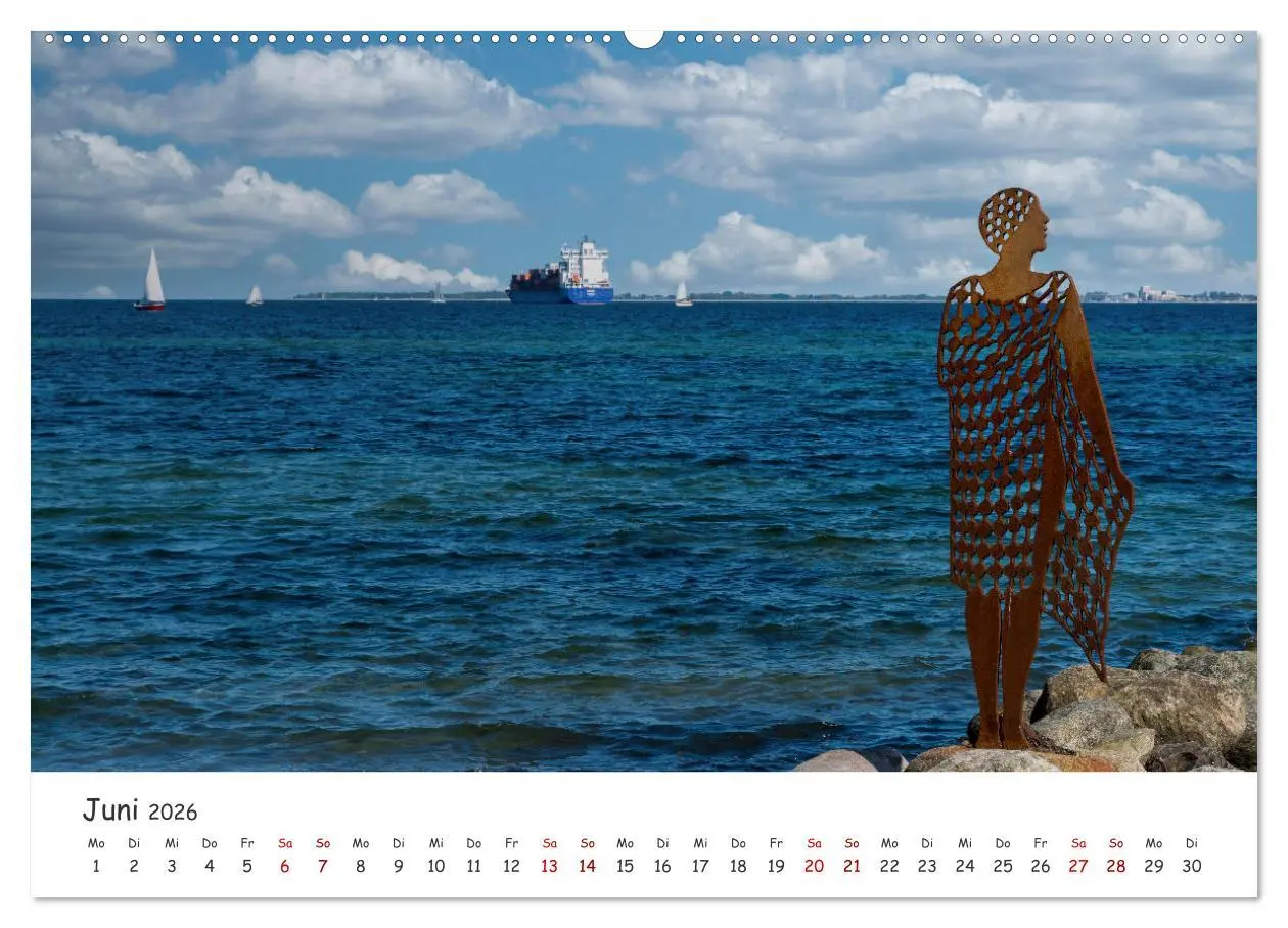 Bild: 9783457585467 | Kieler Förde genießen (Wandkalender 2026 DIN A2 quer), CALVENDO...