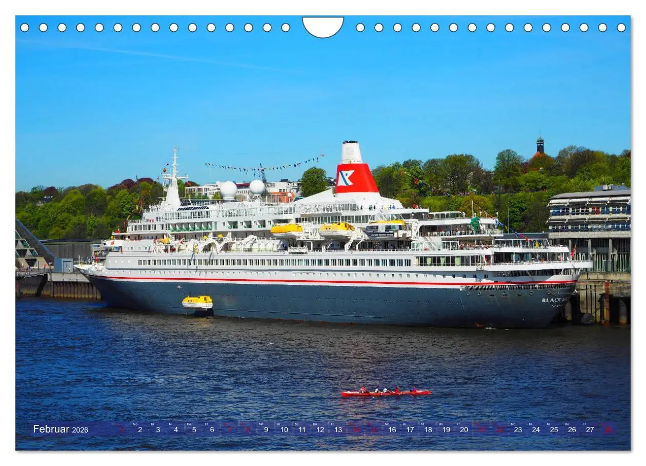 Bild: 9783457895467 | Kreuzfahrtschiffe zu Gast in Hamburg (Wandkalender 2026 DIN A4...
