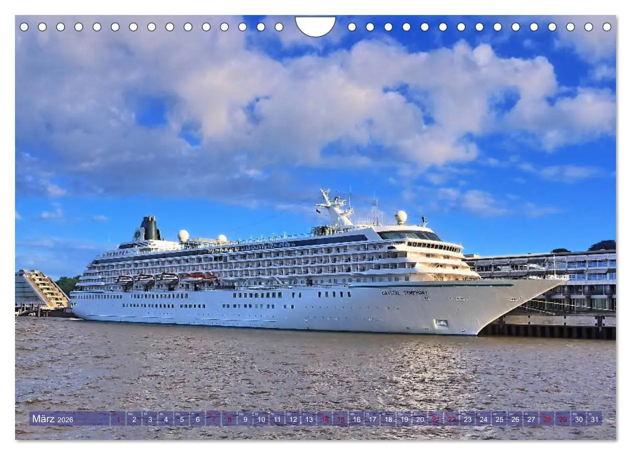 Bild: 9783457895467 | Kreuzfahrtschiffe zu Gast in Hamburg (Wandkalender 2026 DIN A4...