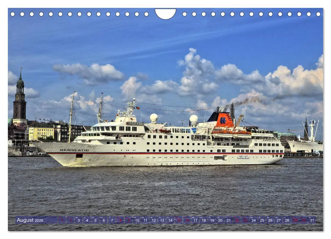 Bild: 9783457895467 | Kreuzfahrtschiffe zu Gast in Hamburg (Wandkalender 2026 DIN A4...