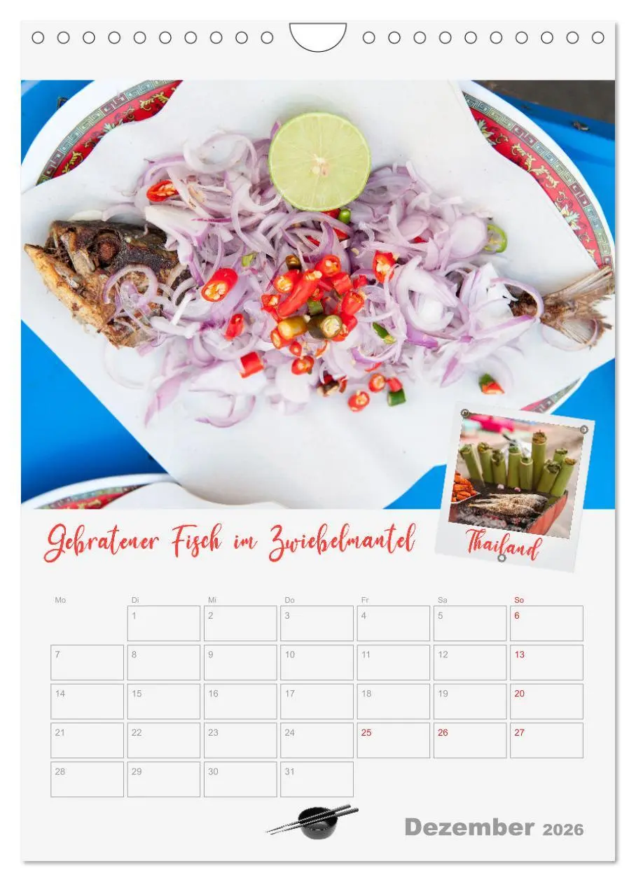 Bild: 9783516365467 | ASIA STREET FOOD - Der Küchenplaner (Wandkalender 2026 DIN A4...