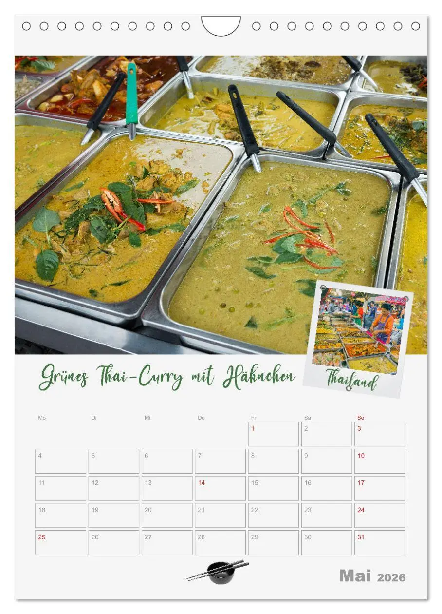 Bild: 9783516365467 | ASIA STREET FOOD - Der Küchenplaner (Wandkalender 2026 DIN A4...