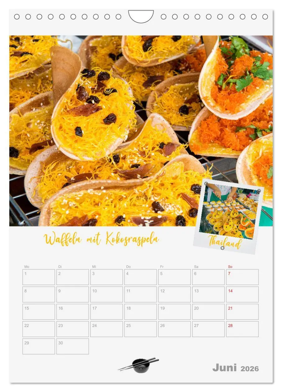 Bild: 9783516365467 | ASIA STREET FOOD - Der Küchenplaner (Wandkalender 2026 DIN A4...