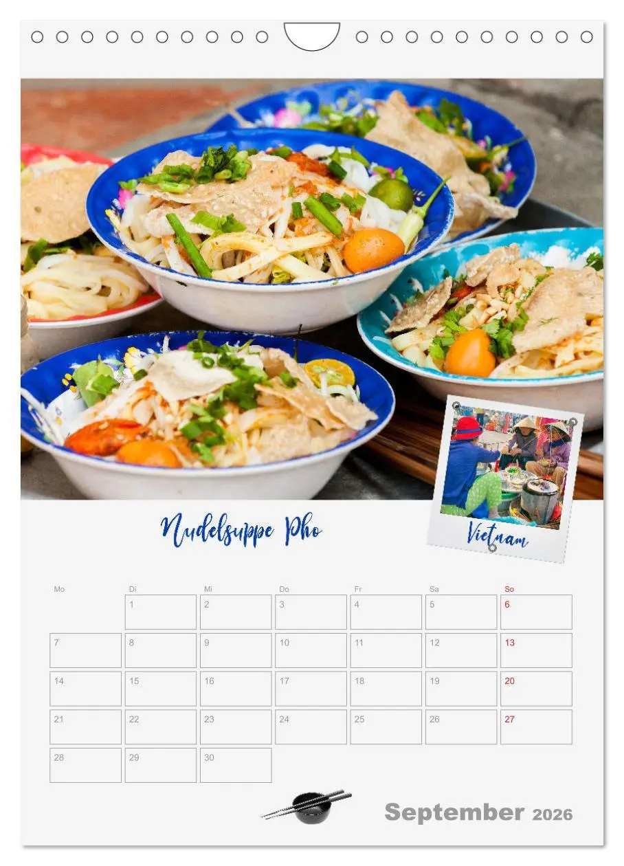 Bild: 9783516365467 | ASIA STREET FOOD - Der Küchenplaner (Wandkalender 2026 DIN A4...