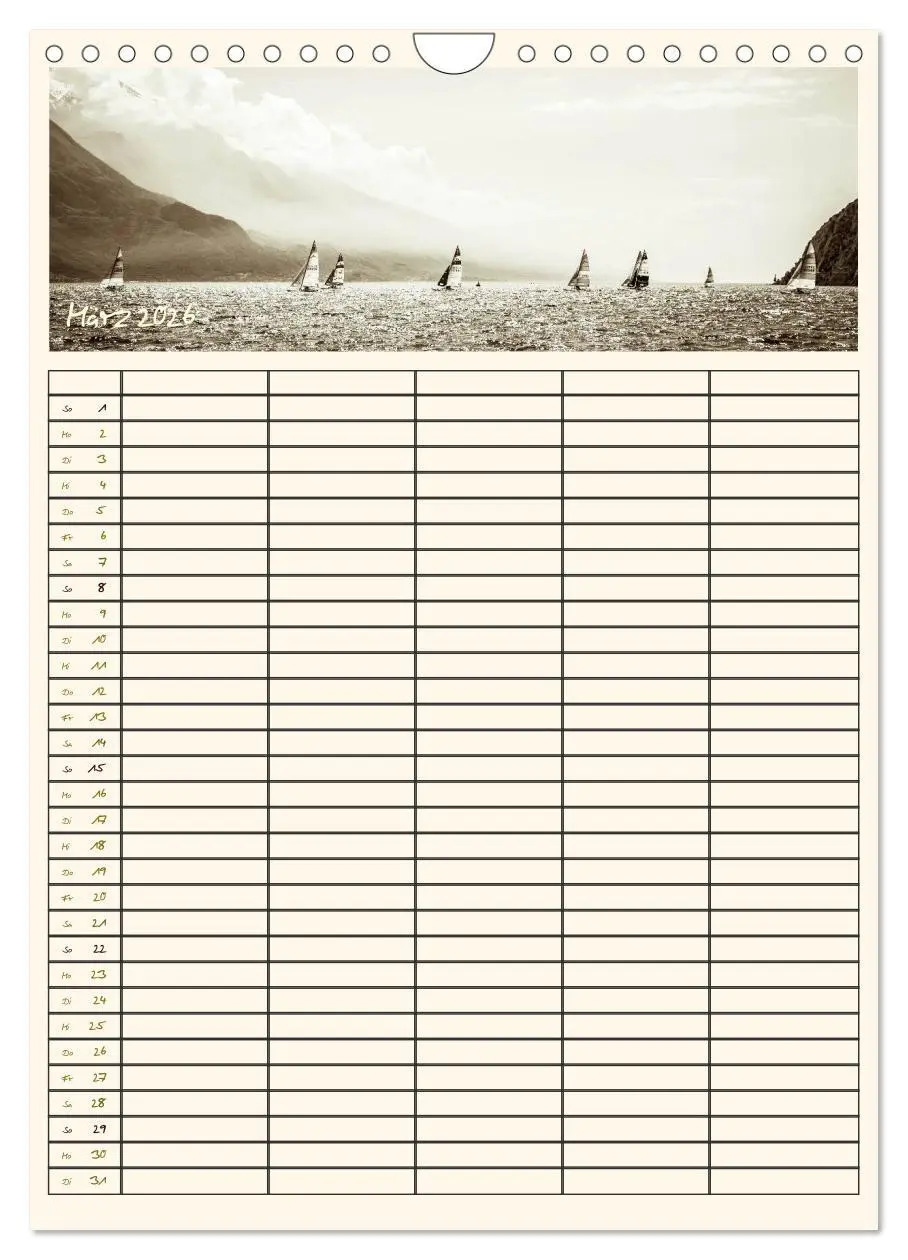 Bild: 9783516435467 | Der Gardasee im Norden - Familienplaner 2026 (Wandkalender 2026 DIN...