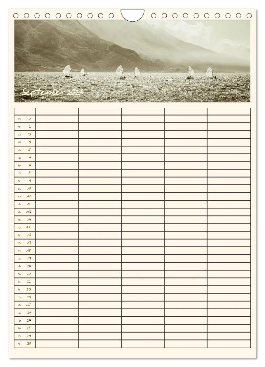 Bild: 9783516435467 | Der Gardasee im Norden - Familienplaner 2026 (Wandkalender 2026 DIN...