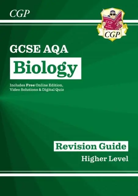 Cover: 9781782945567 | GCSE Biology AQA Revision Guide - Higher includes Online Edition,...