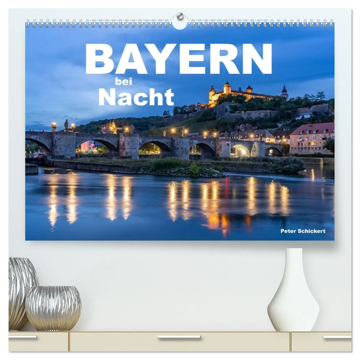 Cover: 9783457645567 | Bayern bei Nacht (hochwertiger Premium Wandkalender 2026 DIN A2...