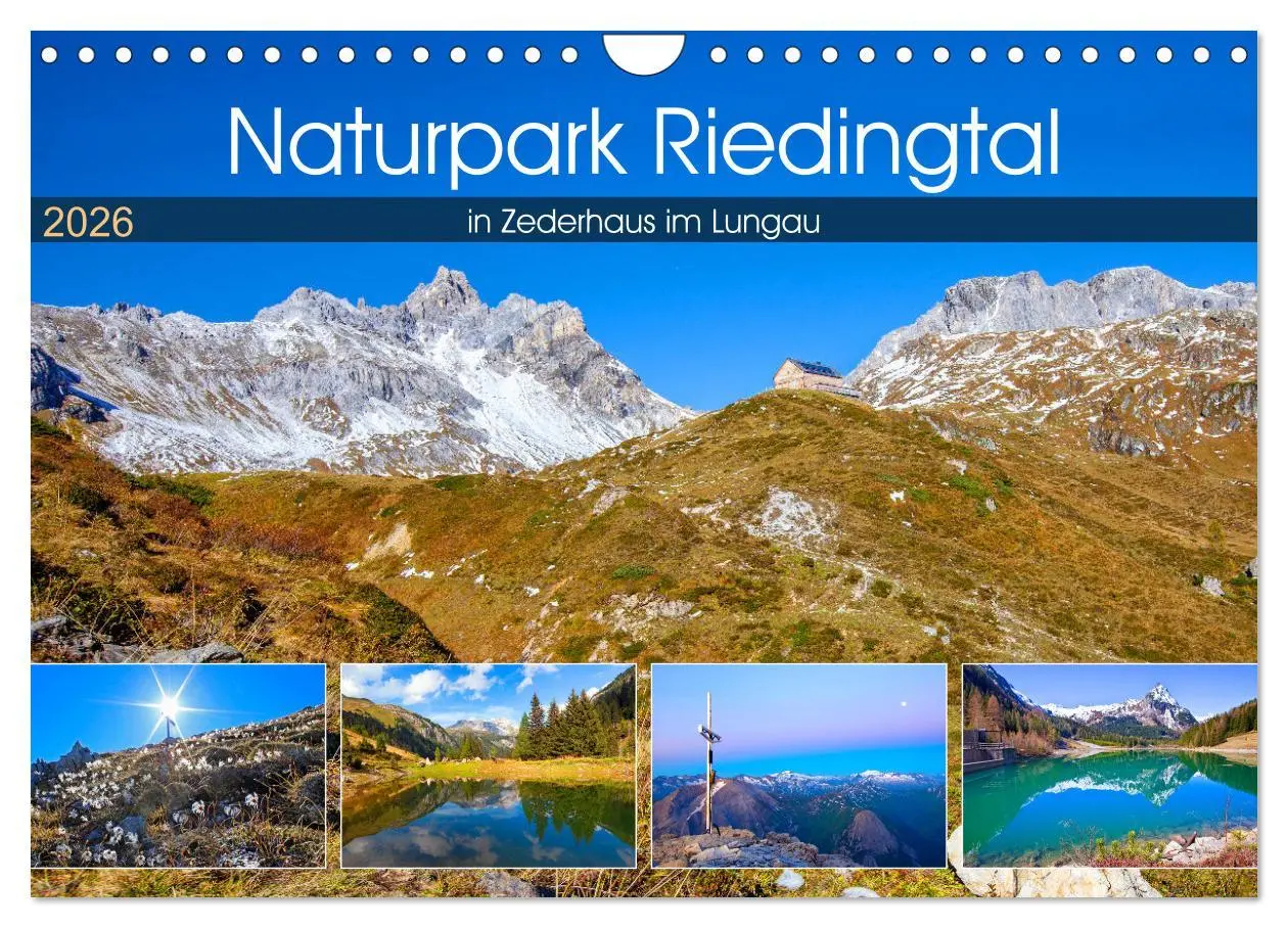 Cover: 9783457715567 | Naturpark Riedingtal (Wandkalender 2026 DIN A4 quer), CALVENDO...