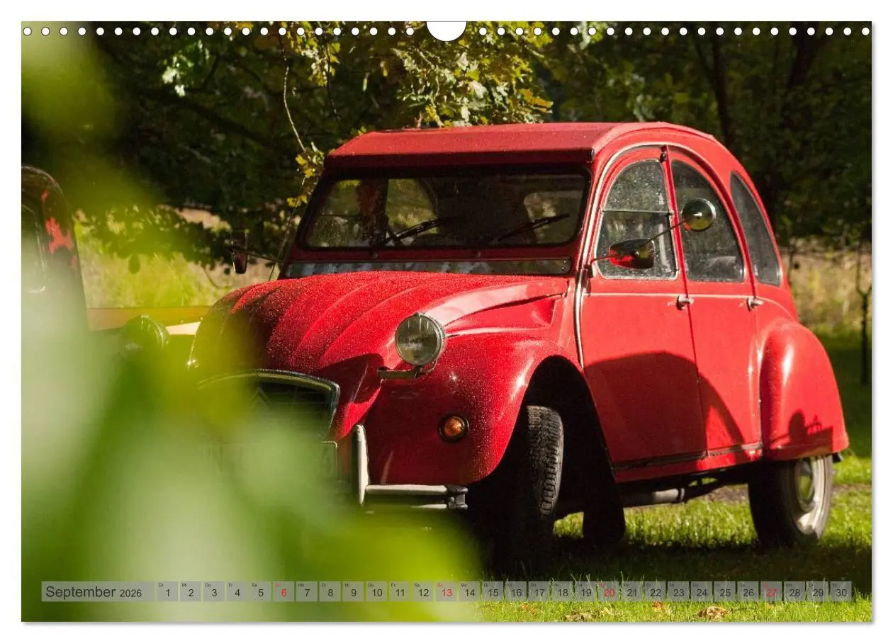 Bild: 9783516045567 | Kultauto Ente Citroën 2CV (Wandkalender 2026 DIN A3 quer), CALVENDO...