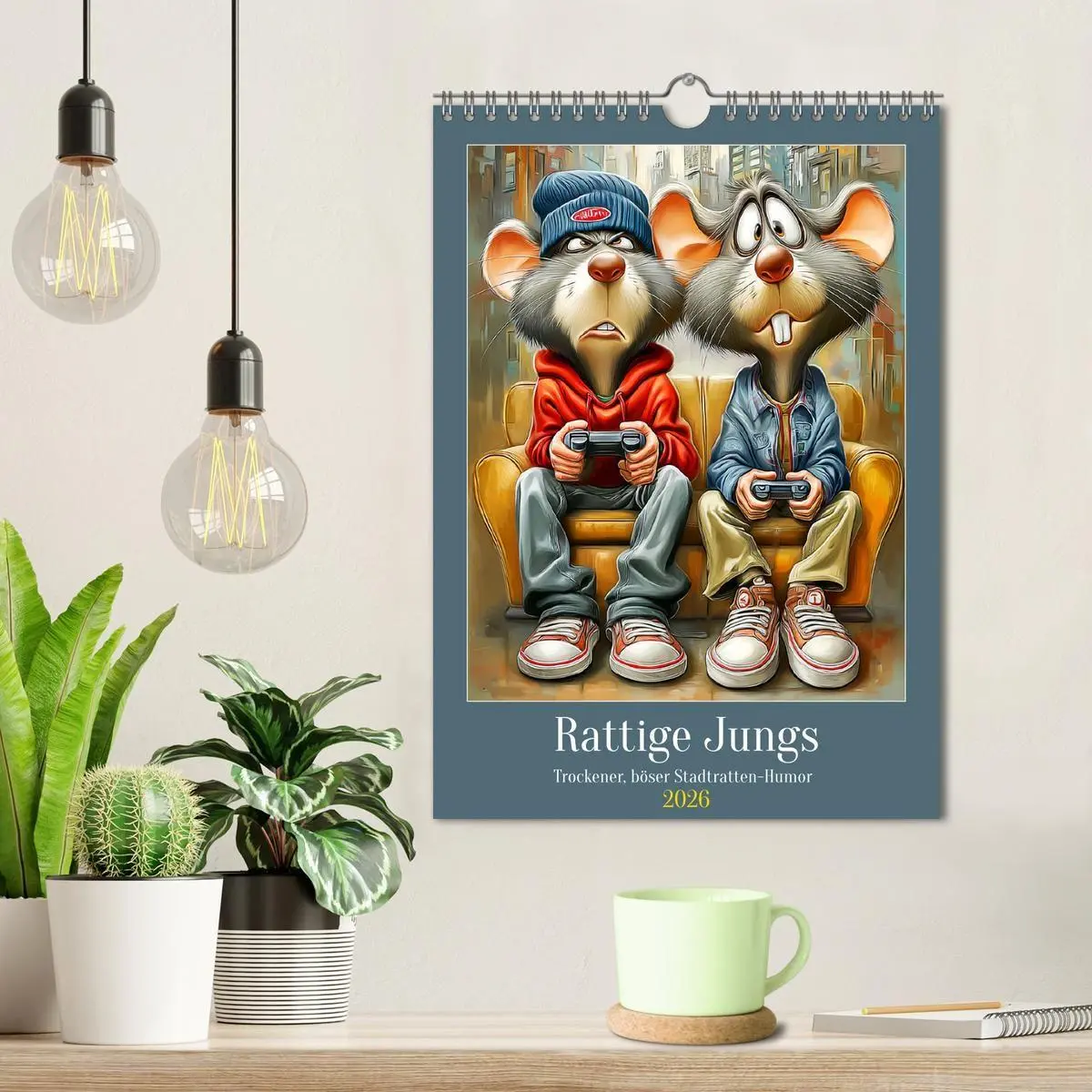 Bild: 9783516735567 | Rattige Jungs. Trockener, böser Stadtratten-Humor (Wandkalender...