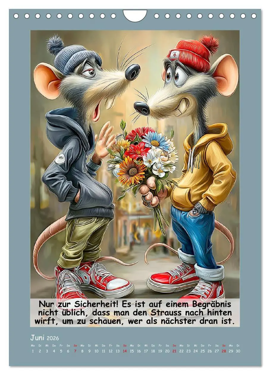 Bild: 9783516735567 | Rattige Jungs. Trockener, böser Stadtratten-Humor (Wandkalender...