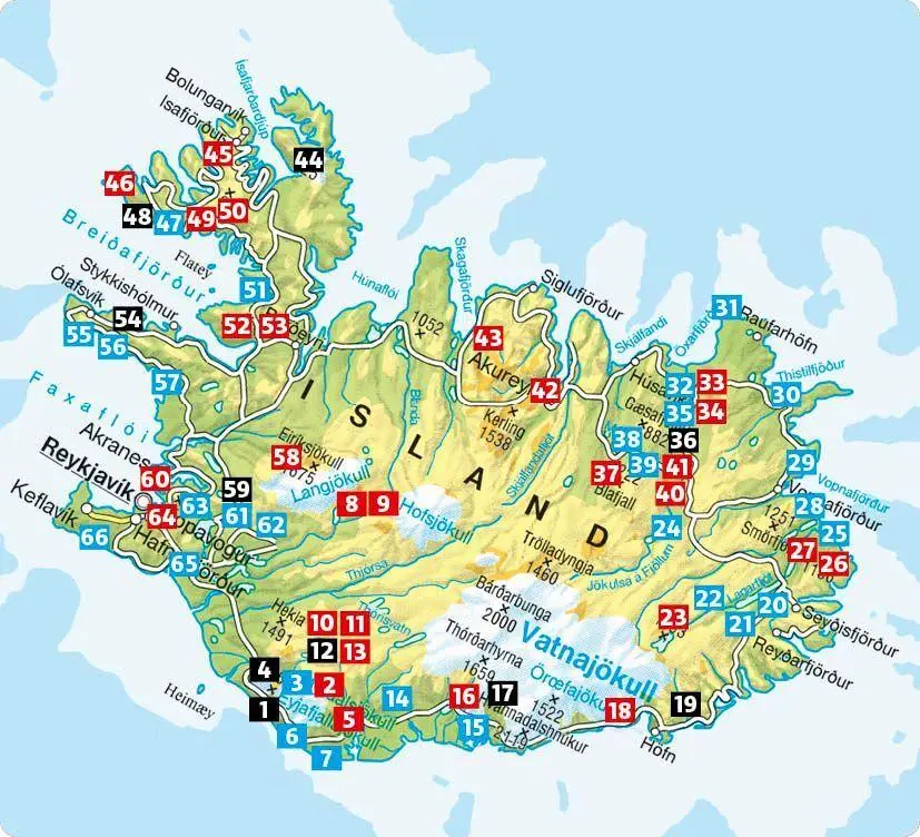 Bild: 9783763315567 | ROTHER Wanderführer Island. 66 Touren auf der Insel aus Feuer und...