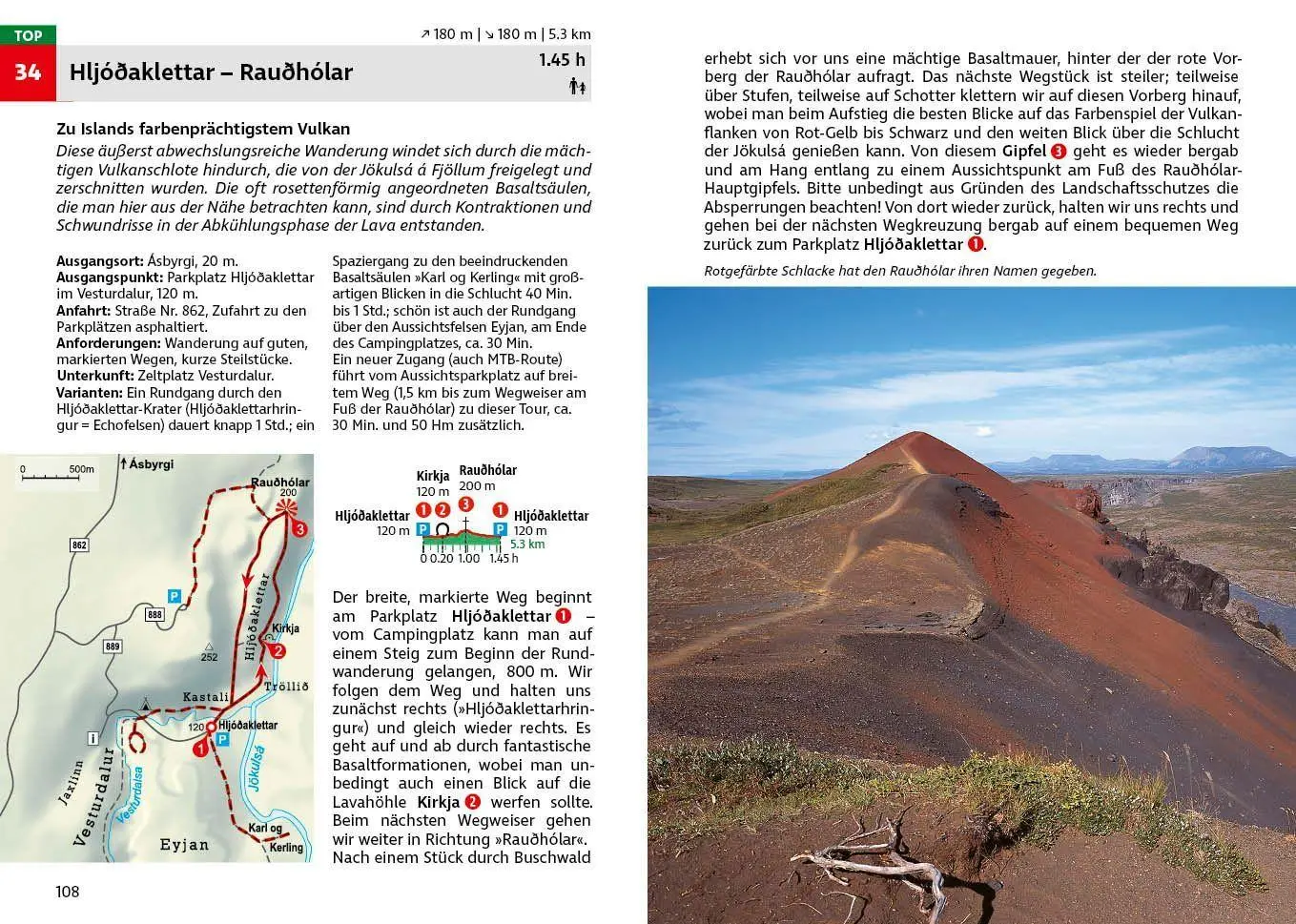 Bild: 9783763315567 | ROTHER Wanderführer Island. 66 Touren auf der Insel aus Feuer und...