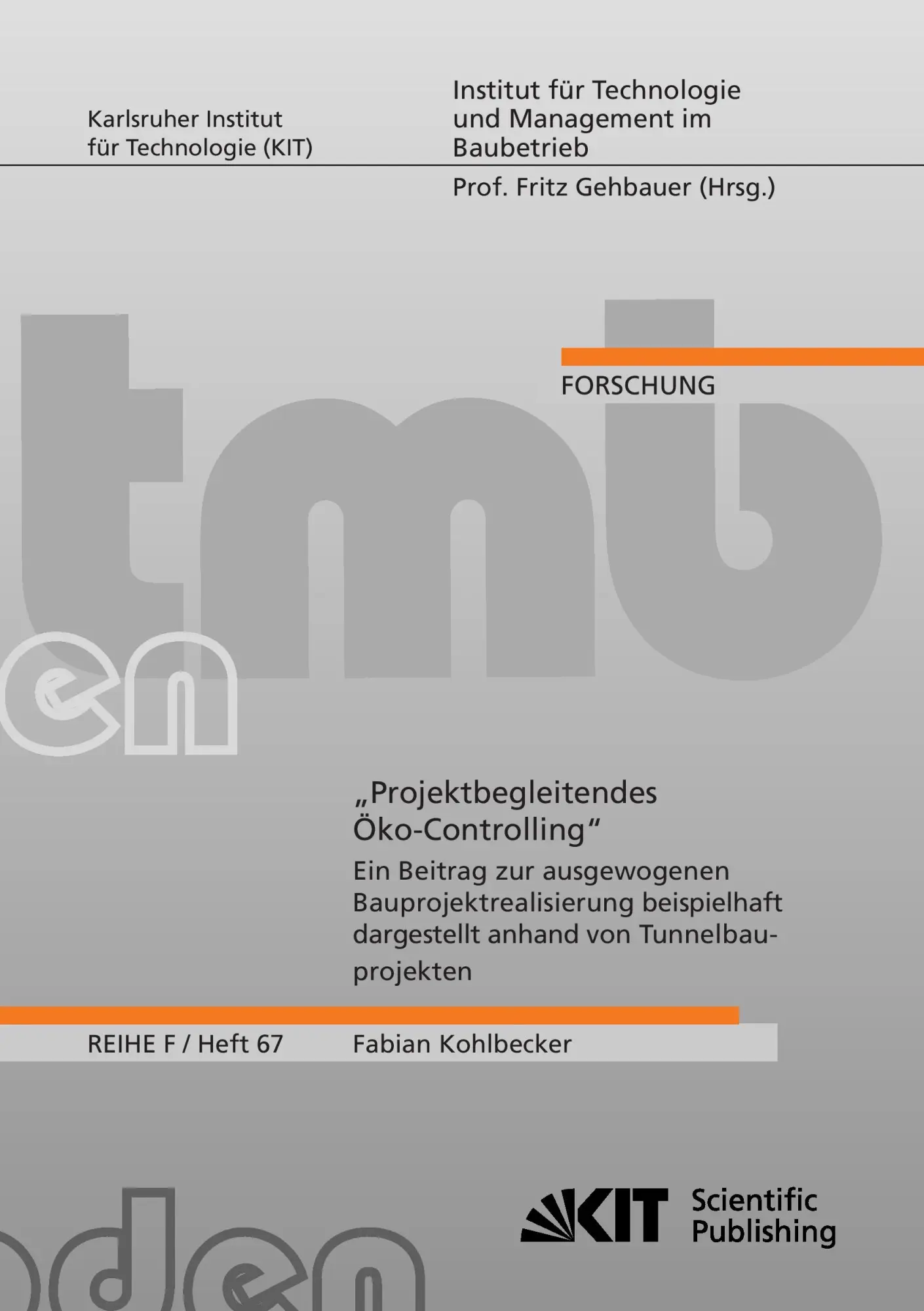 Cover: 9783866445567 | "Projektbegleitendes Öko-Controlling" - Ein Beitrag zur...