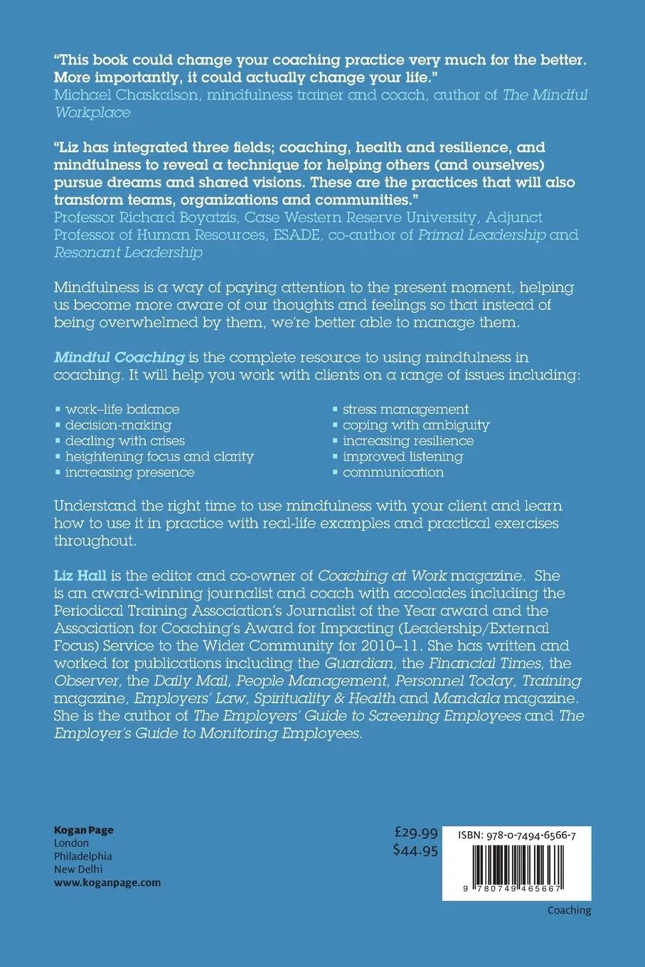 Rückseite: 9780749465667 | Mindful Coaching | How Mindfulness Can Transform Coaching Practice
