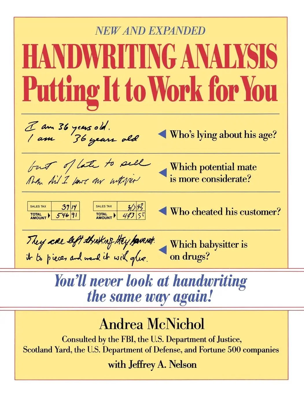 Cover: 9780809235667 | Handwriting Analysis | Putting It to Work for You | Mcnichol (u. a.)