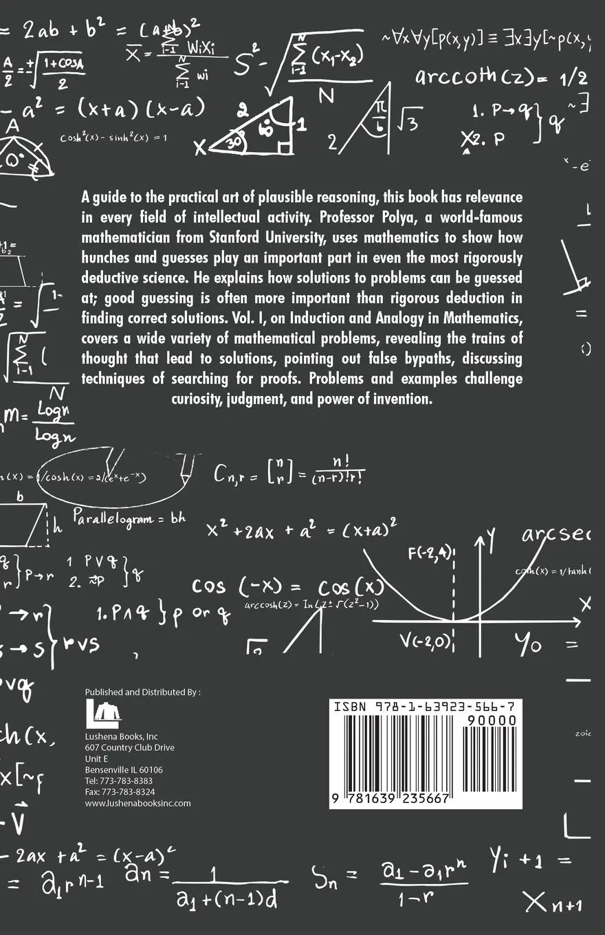 Rückseite: 9781639235667 | Mathematics and Plausible Reasoning | George Polya | Taschenbuch