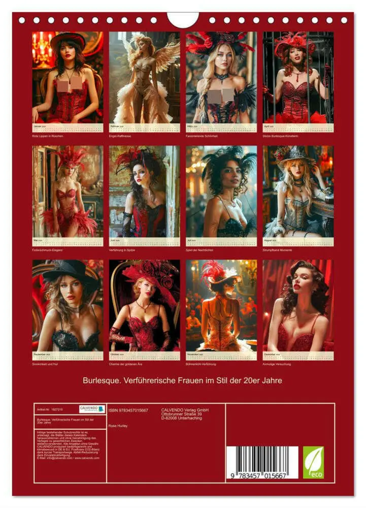 Bild: 9783457015667 | Burlesque. Verführerische Frauen im Stil der 20er Jahre...