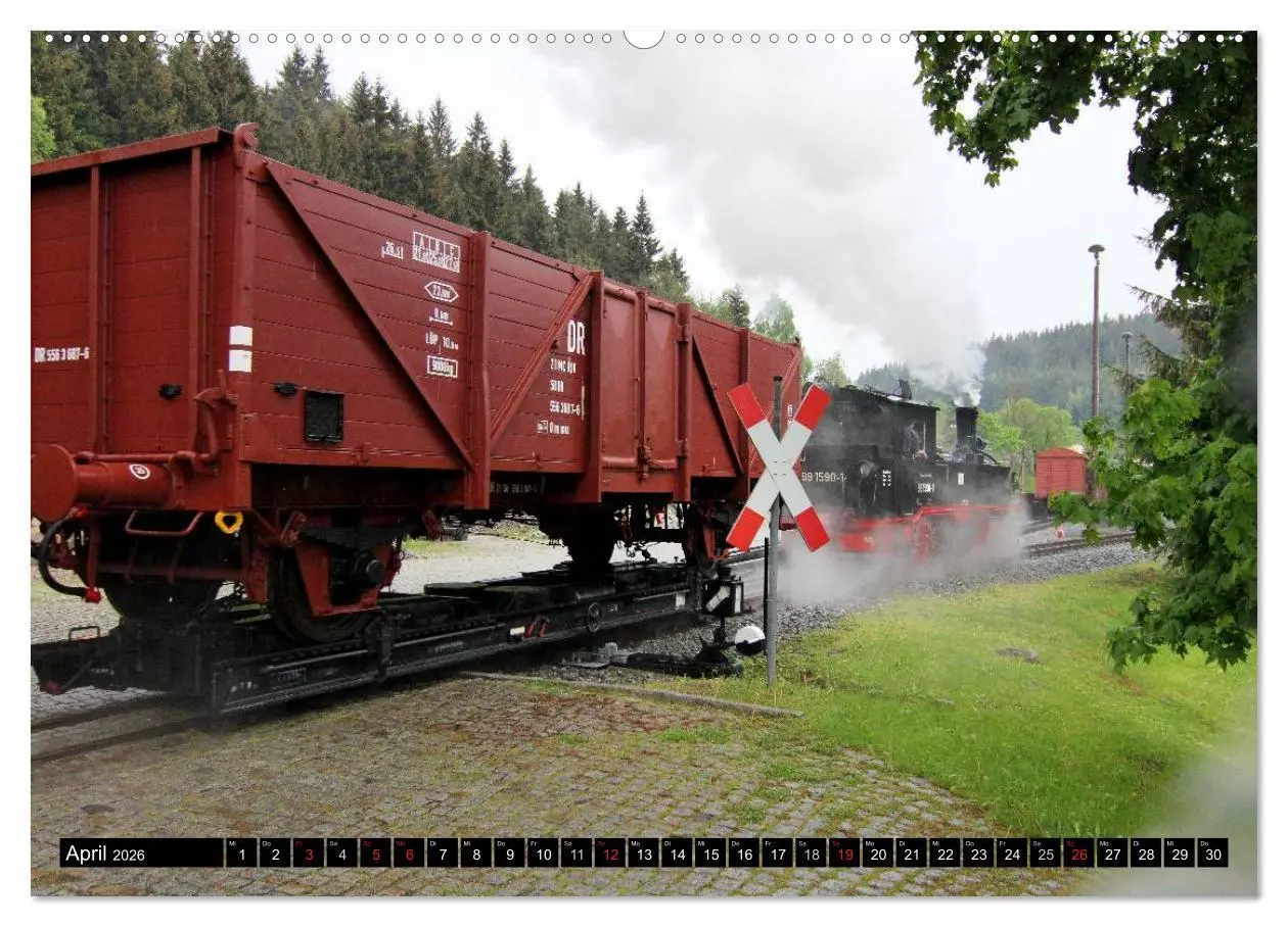 Bild: 9783457945667 | Bahnland Sachsen (Wandkalender 2026 DIN A2 quer), CALVENDO...