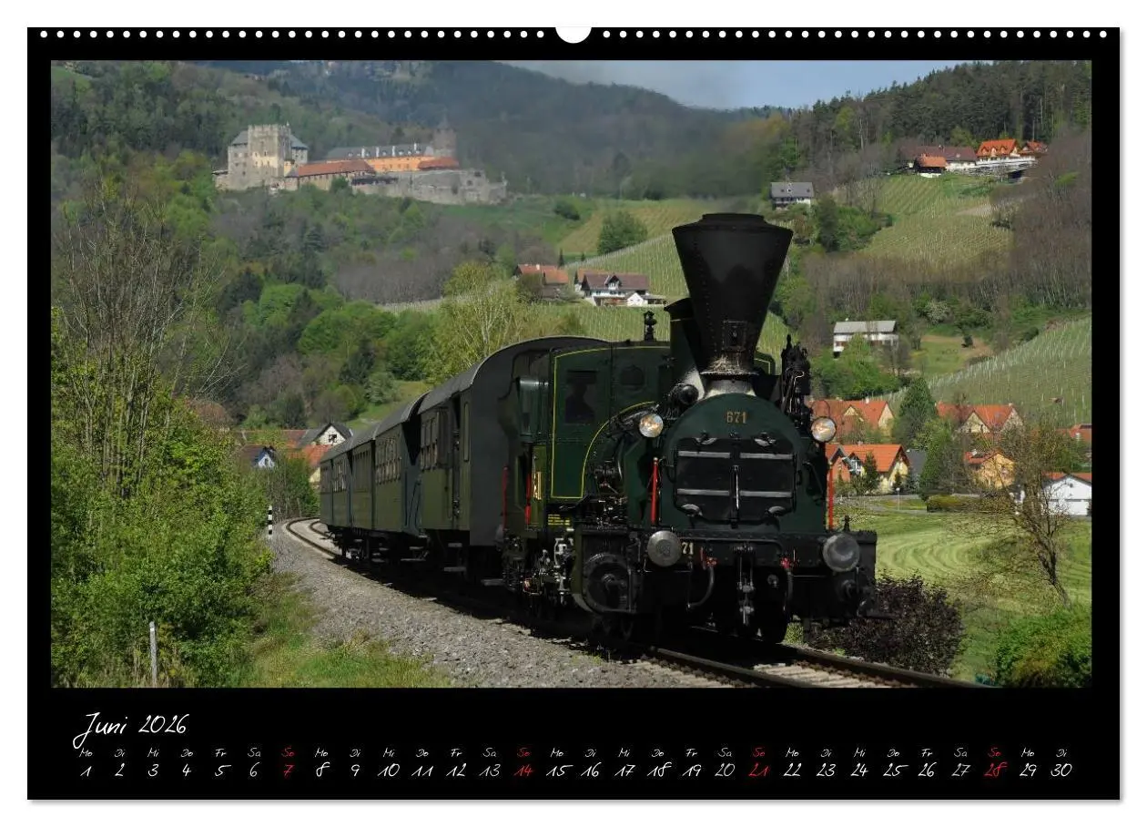 Bild: 9783516035667 | Mit Volldampf durch Mitteleuropa (hochwertiger Premium Wandkalender...