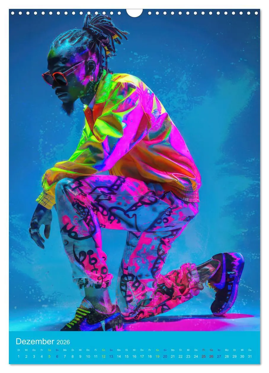 Bild: 9783516275667 | Hip-hop Begeisterung (Wandkalender 2026 DIN A3 hoch), CALVENDO...
